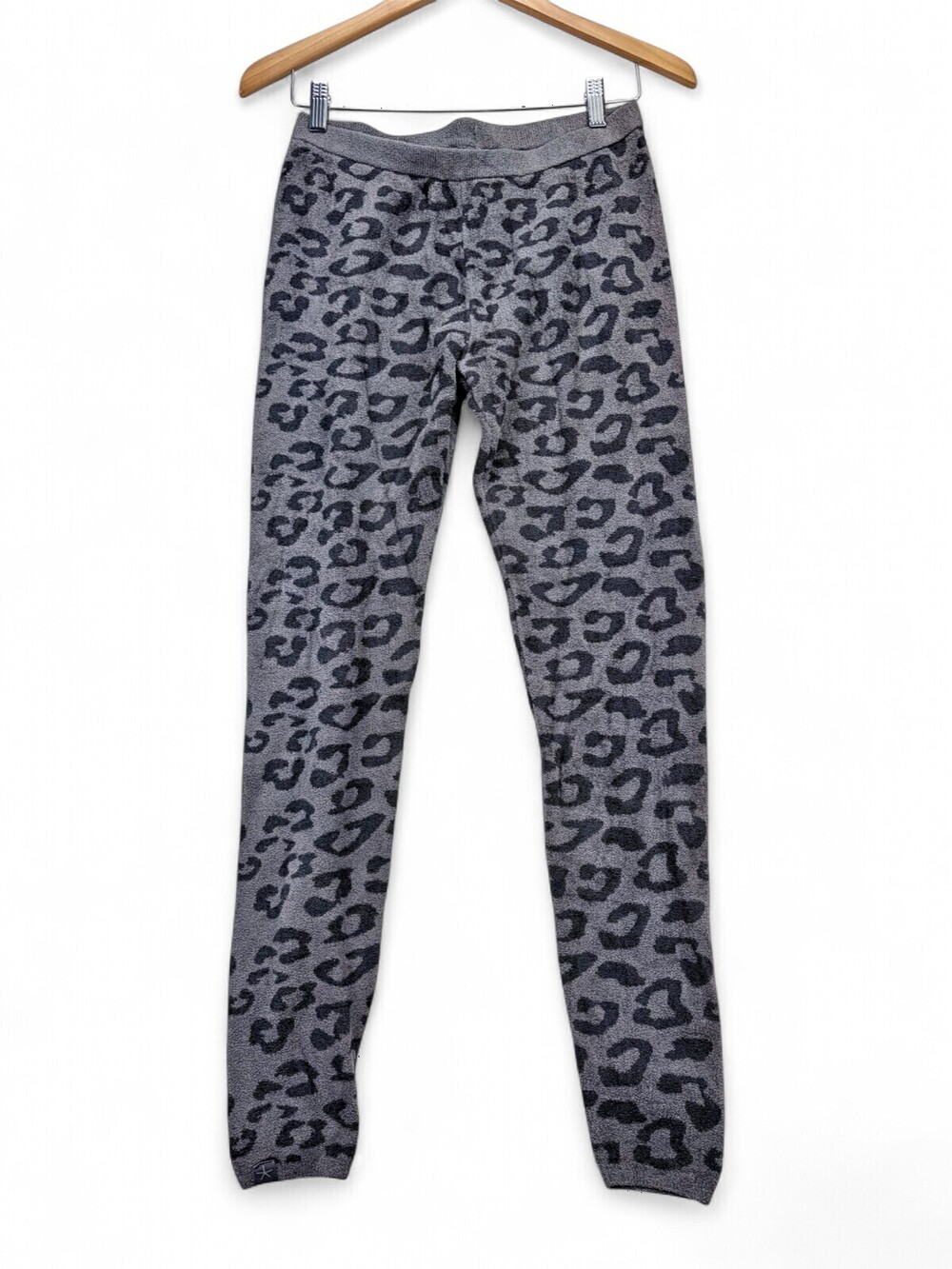 Barefoot Dreams CozyChic Leopard Knit Lounge Pants M